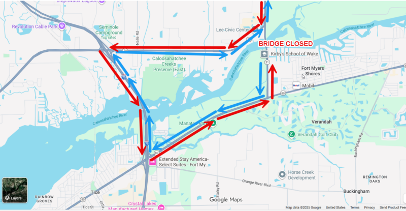 Wilson Pigott Bridge to closed overnight on Tuesday